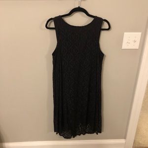 Black lace dress